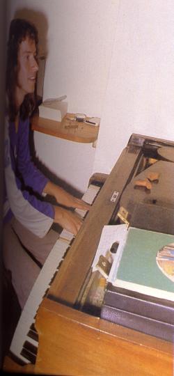 Tony with his old Steinway at home